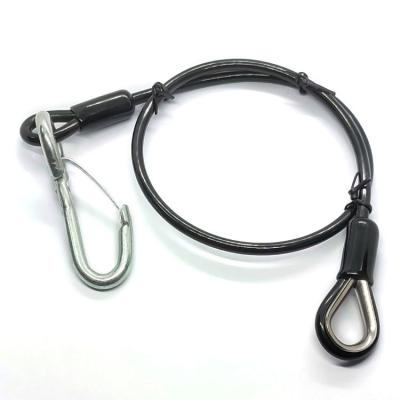 China Wire Cable Galvanized Stainless Steel Coated PU Hanging Hook for sale