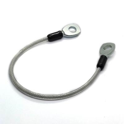 Chine Corde en acier pour allumer le câble métallique flexible d'acier inoxydable Rod With Eyelet à vendre