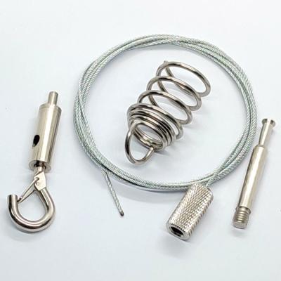 China El espiral del techo ancla la suspensión ajustable Kit For Industrial del agarrador del cable en venta