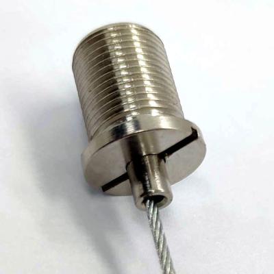 Cina Le pinze di presa d'ottone della serratura della presa del sistema di cavo della sospensione hanno sospeso il collarino per cavi per le luci di pannello in vendita