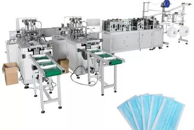 China Three Layers Non Woven Earloop Sheet Mask Making Machine for sale