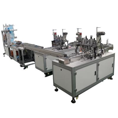 China Disposable 3 Layers Hospital Earloop Mask Making Machine for sale