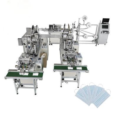 China Hygienic 3 Ply Disposable Earloop Mask Making Machine for sale