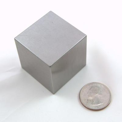 China 19.2g/Cm3 Density 38*38*38mm Tungsten Cube 1kg For Decoration for sale