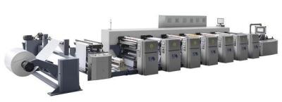 Chine Machine à imprimer en rouleau de papier automatique avec anilox et cycliner avec changement de structure rapide à vendre