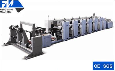 China Max. 1830 mm High Speed Flexo Printing Machine voor papier karton 150m/min Druksnelheid Te koop