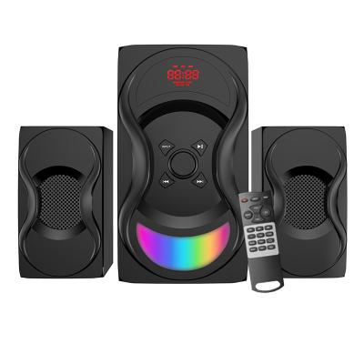 China Oradores do portátil do subwoofer de 5,25 polegadas com luz do RGB do poder 30W à venda