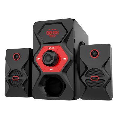 China OEM 30W Subwoofer 2.1 Laptop Speakers With 3 Inch Satellite Size for sale
