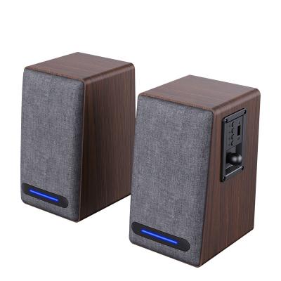 China Aux RCA Connectivity 2.0 Bookshelf Speakers Wireless Hifi Speakers 20W for sale