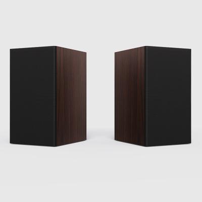 China 60Hz-20KHz Wood 2.0 Bookshelf Speakers 20Watt For Home Theater System for sale