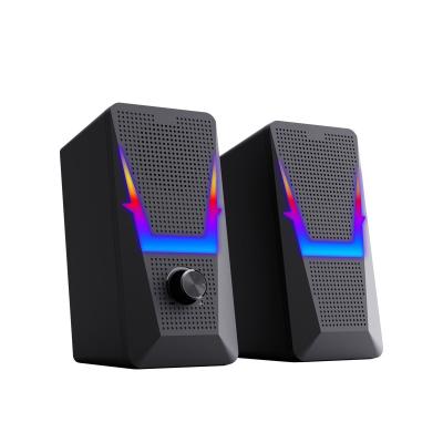 China No Distortion Office Computer Speakers Dual Audio Speakers With 3.5mm Connector for sale