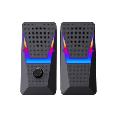 China 5VDC 2.0CH Office Desk Speakers With Rich Bass Premium Sound for sale