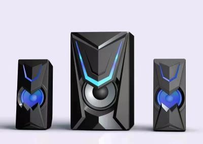 Chine Haut-parleurs élégants de cinéma maison de 4 pouces 2,1 avec la sensibilité de Bluetooth 65dB à vendre