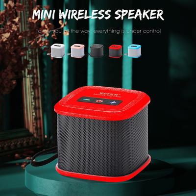 China Customization 6cm ×7cm × 7cm Small Wireless Portable Bluetooth Speaker for sale