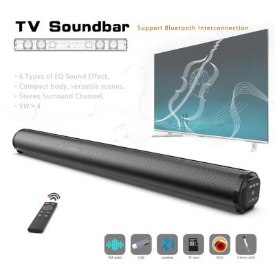 China 4 Speakers FM Radio Soundbar For TV PC Phone Tablet Laptop MP3 MP4 DVD Player for sale