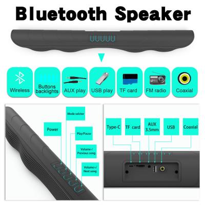 China Sports Sound Modes Smart Home Soundbar With Radio Built In Distortion Free for sale
