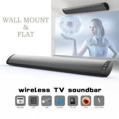 China Barra de sonido inalámbrica DE ALTA FIDELIDAD recargable de Soundbar de 2.0CH Bluetooth antiinterferente en venta