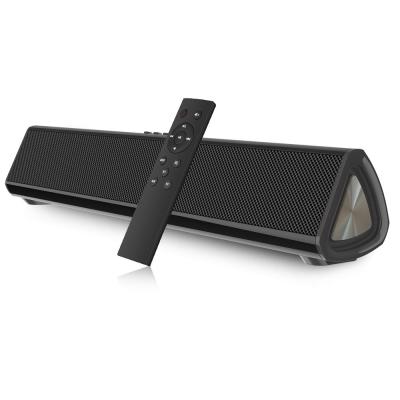China Sleek Black 2.4GHz Wireless Home Theater Soundbar Remote Control Sound Bar for sale