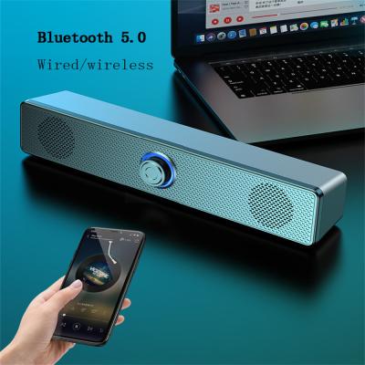 China 330mm Length Home Theater Bluetooth Soundbar Speaker Support TV PC Phone for sale