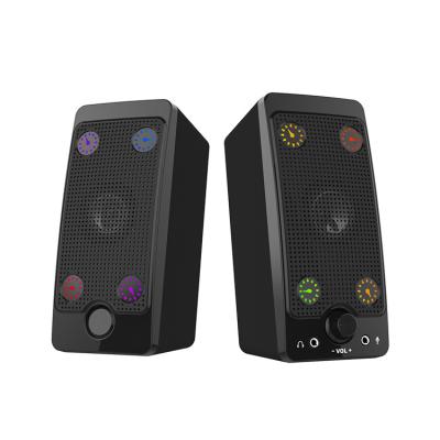 China Smart EQ Sound 2.0 Stereo Speakers Anti Magnetic Bluetooth Gaming Speakers for sale
