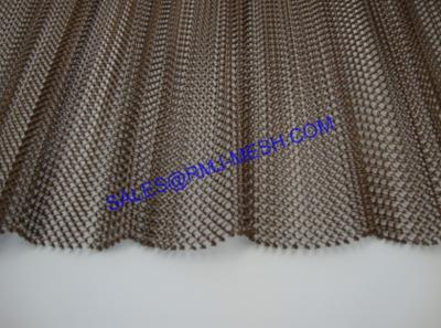 China Coil Wire Mesh Curtains for sale