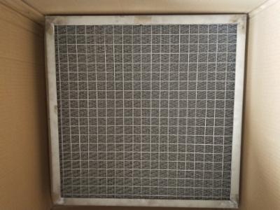 China 70C 40MM2 Plate Furnace Air Conditioner Filter Metal Frame With Shell for sale