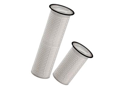 China FKM 152mm High Flow Water Filter Replacement Cartridges 0.1 Micron for sale