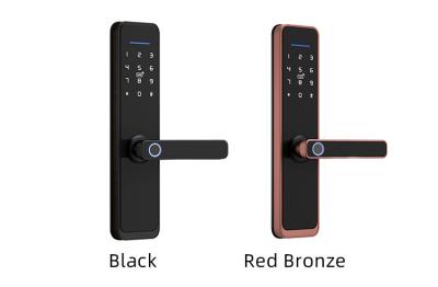 China Keyless Tuya Smart Door Lock Anti Corrosion Bluetooth Home Locks for sale