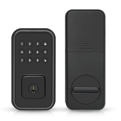 China IP65 Weather Resistance Keyless Deadbolt Lock FCC Low Power Consumption for sale