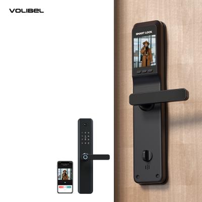 China Smart Camera Door Lock Card Operated Wireless Enabled Fingerprint for sale