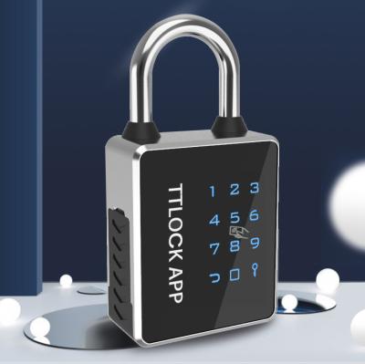 China Smart Padlock Digital Password RFID Card NFC Bluetooth Ttlock App With Key for sale