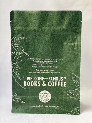 China Moisture Proof Coffee Packaging Pouch Flat Bottom PET Material à venda