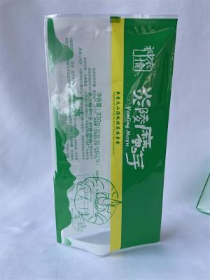 China Back Seal Mylar Packaging Bag Transparent Stand Up Food Pouches for sale