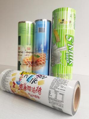 China Automatic HACPP Printed Plastic Packaging Roll Heat Sealable for sale