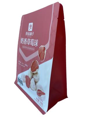 China Gravue bedrukt hersluitbaar foliezakje 150 mm breed zakje voor gedroogd fruit Te koop
