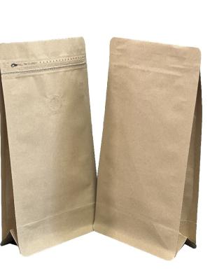 China 500g Capacity Coffee Packaging Pouch with Brown Kraft Paper for Coffee Te koop