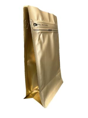 China Gold Printing Eco Friendly Coffee Pouches for Environmentally Packaging Te koop