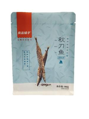 China Water Proof Custom Printed Food Packaging Laminated Pouch For Snack Fish for sale