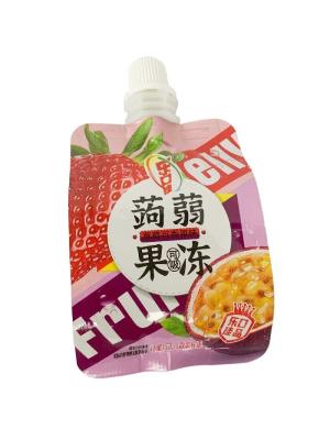 China Custom Printed Spout Pouch For 100g Fruit Juce with spout dia 8.6mm-10mm for sale