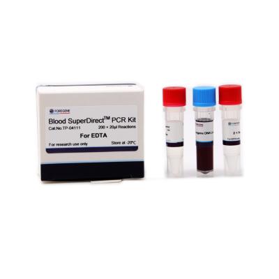 Chine Strong Amplification PCR System Blood SuperDirect PCR Kits With EDTA No Pretreatment à vendre