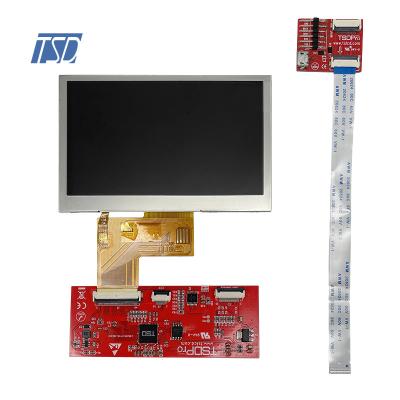 China Resistive Touch Screen 4.3'' Smart LCD Module 480x320 With UART Interface for sale
