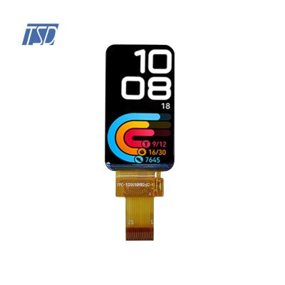China SPI RGB Interface Smart Watch IPS TFT LCD Display 1.45 Inch 172x320 ST7789V3 for sale