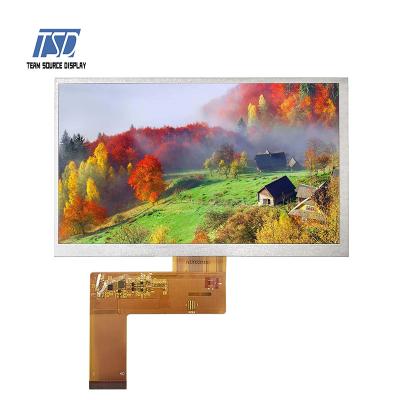 China 7 Inch 500 Nits 800x480 RGB TFT LCD Module TSD With Resistive Touch for sale