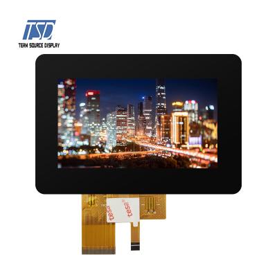 China 4.3 Inch 800*480 Resolution IPS Glass TFT LCD Display Module RGB 24bits for sale