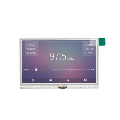 China 4.3 inch tft lcd 480x272 resolution display with RTP for sale