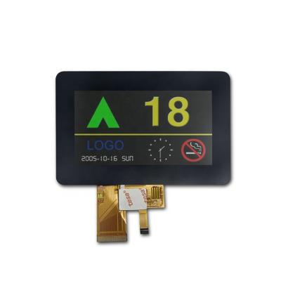 China Capacitive TFT LCD Touch Screen Display , CTP Lcd Tft 4.3 Inch ST7282 Driver for sale