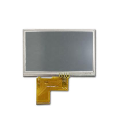 중국 RTP TFT LCD 터치 스크린 디스플레이 4.3 인치 480x272 해상도 판매용