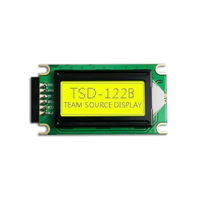 China ST7066U-01 Character LCD Modules 1202 STN YG mode 45x15.5mm View area for sale
