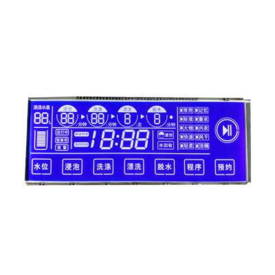 China Monochrome Customized LCD Screen Convertible 7Segement For Speedometer for sale