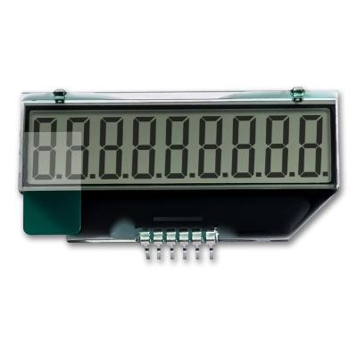 China Custom TN Positive Reflective COG 7 Segment Monochrome LCD Display for Water Meter for sale